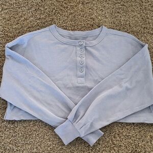 Worn Once Aeropostale Crop Waffle Knit Top